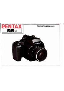 Pentax 645 N manual. Camera Instructions.